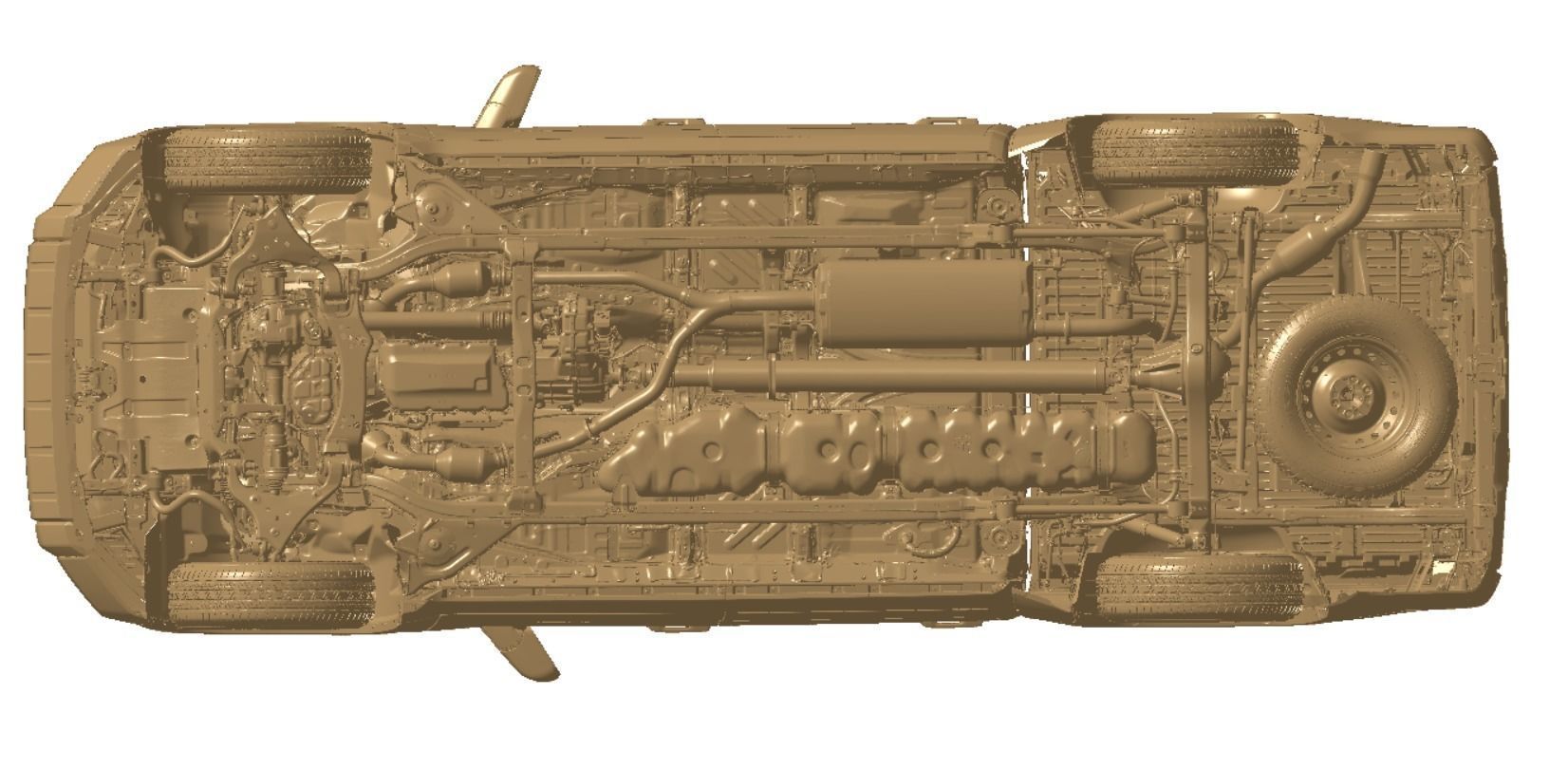 Toyota Tundra SR5 Crewmax 55 2022 Vehicle 3d scan model 3D model_6