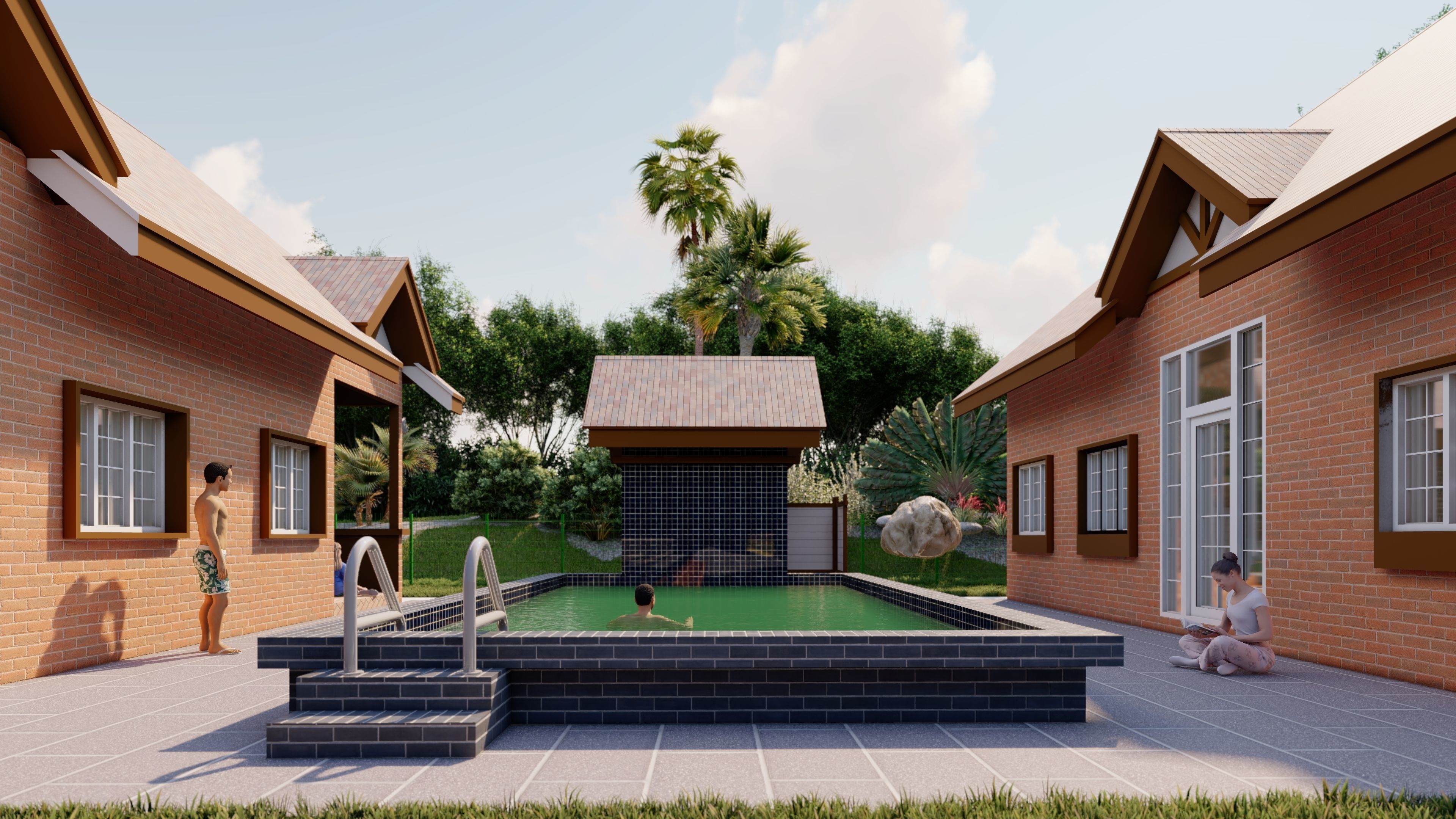 chalet  3D model_1