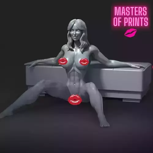 sexy pose - NSFW - EROTIC MINIATURE 75 MM SCALE