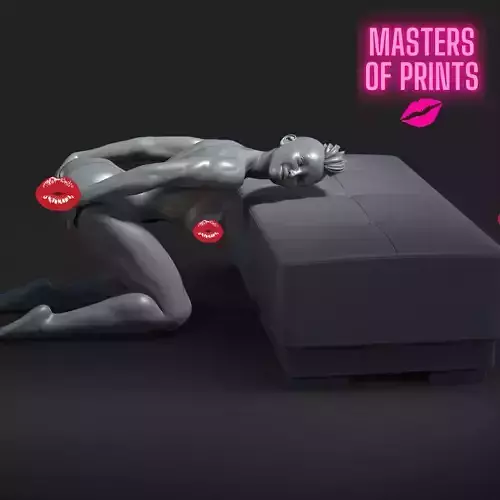 sexy pose - NSFW - EROTIC MINIATURE 75 MM SCALE