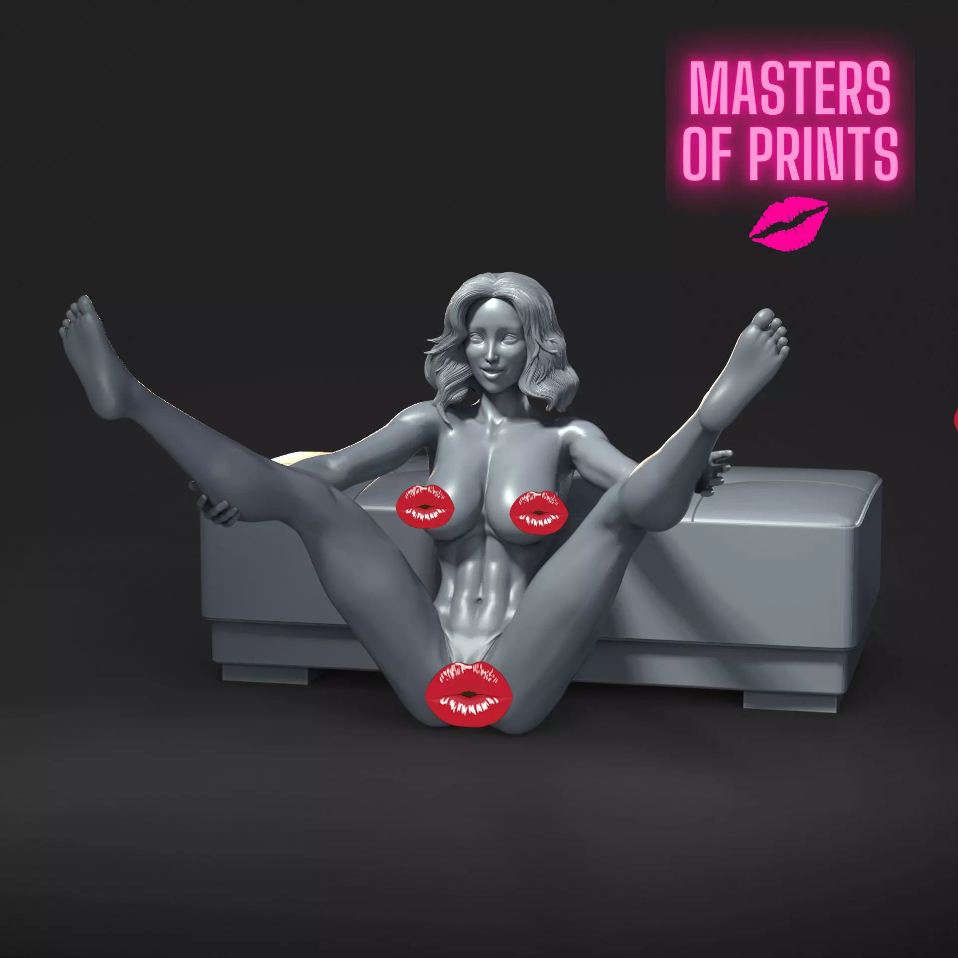  sexy pose - NSFW - EROTIC MINIATURE 75 MM SCALE 3D print model_0