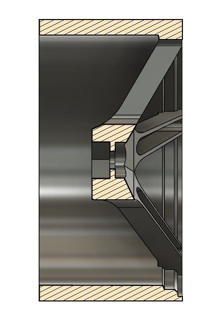 5 Spoke Rc Wheel for 12mm Hex 3D print model_9