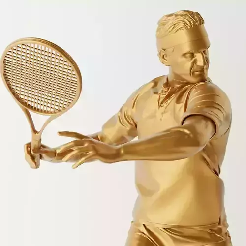 Tennis King - Roger Federer 3D print full model 