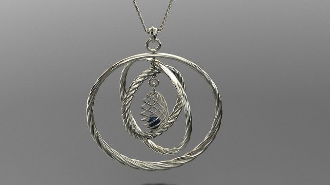 Galaxy pendant  Free 3D print model