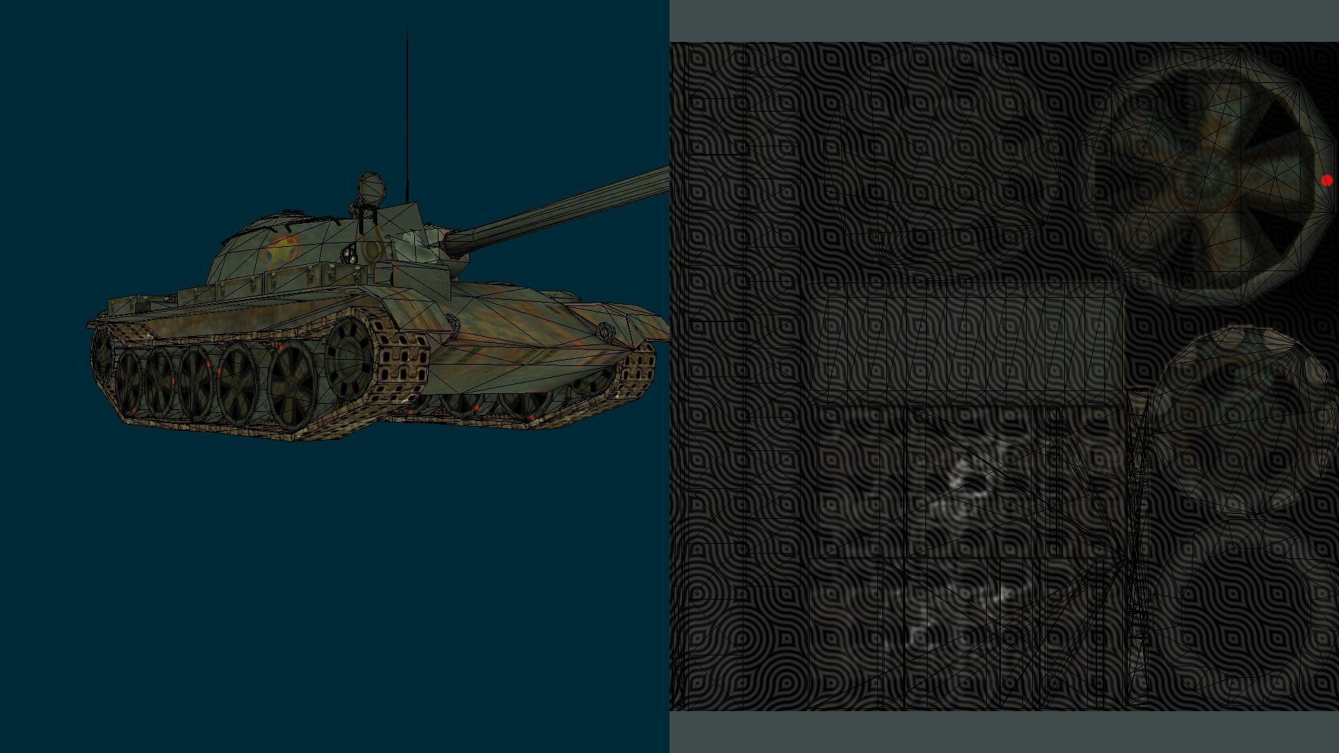 Tank 3D Low-poly 3D model_14