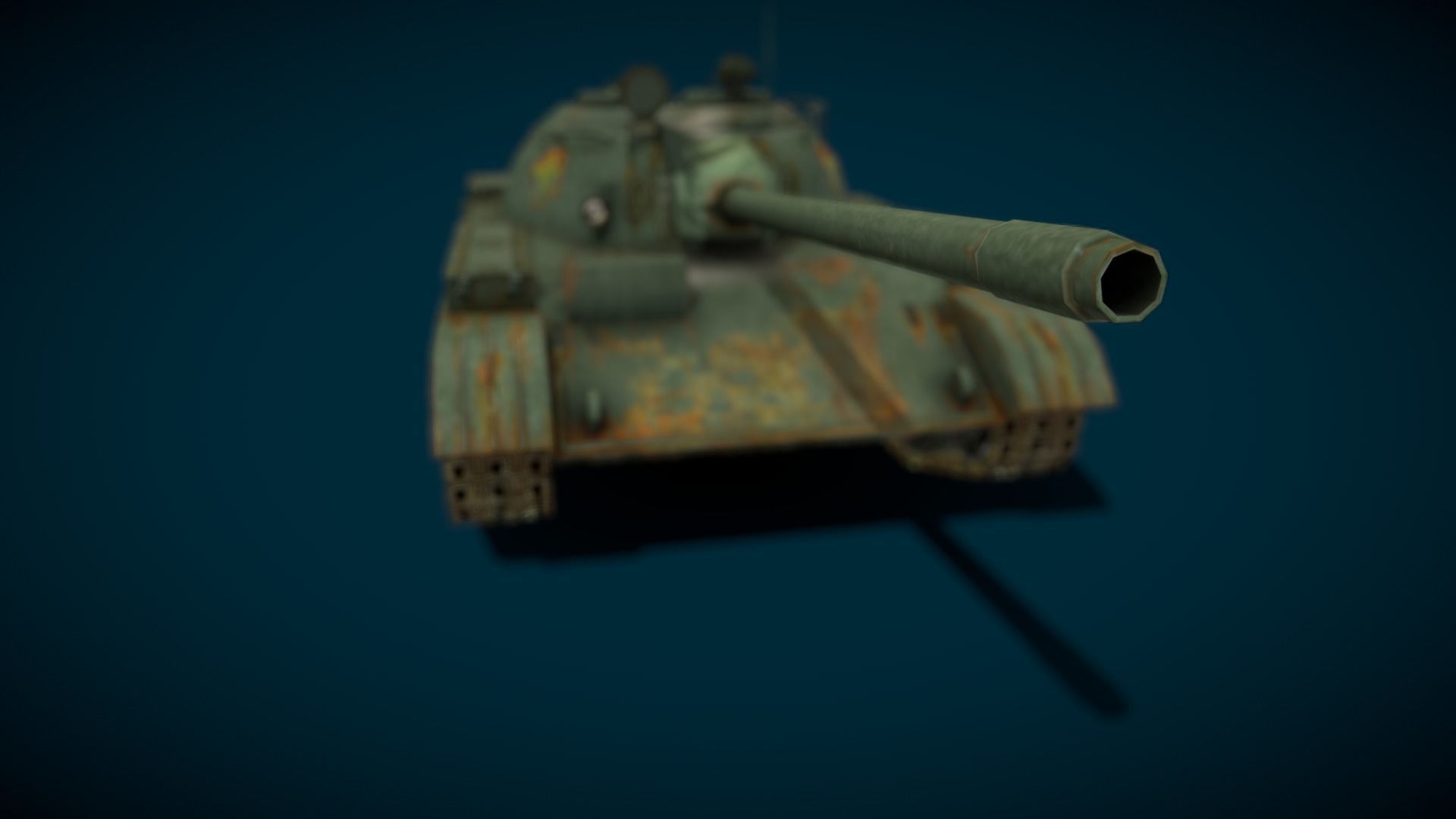 Tank 3D Low-poly 3D model_5
