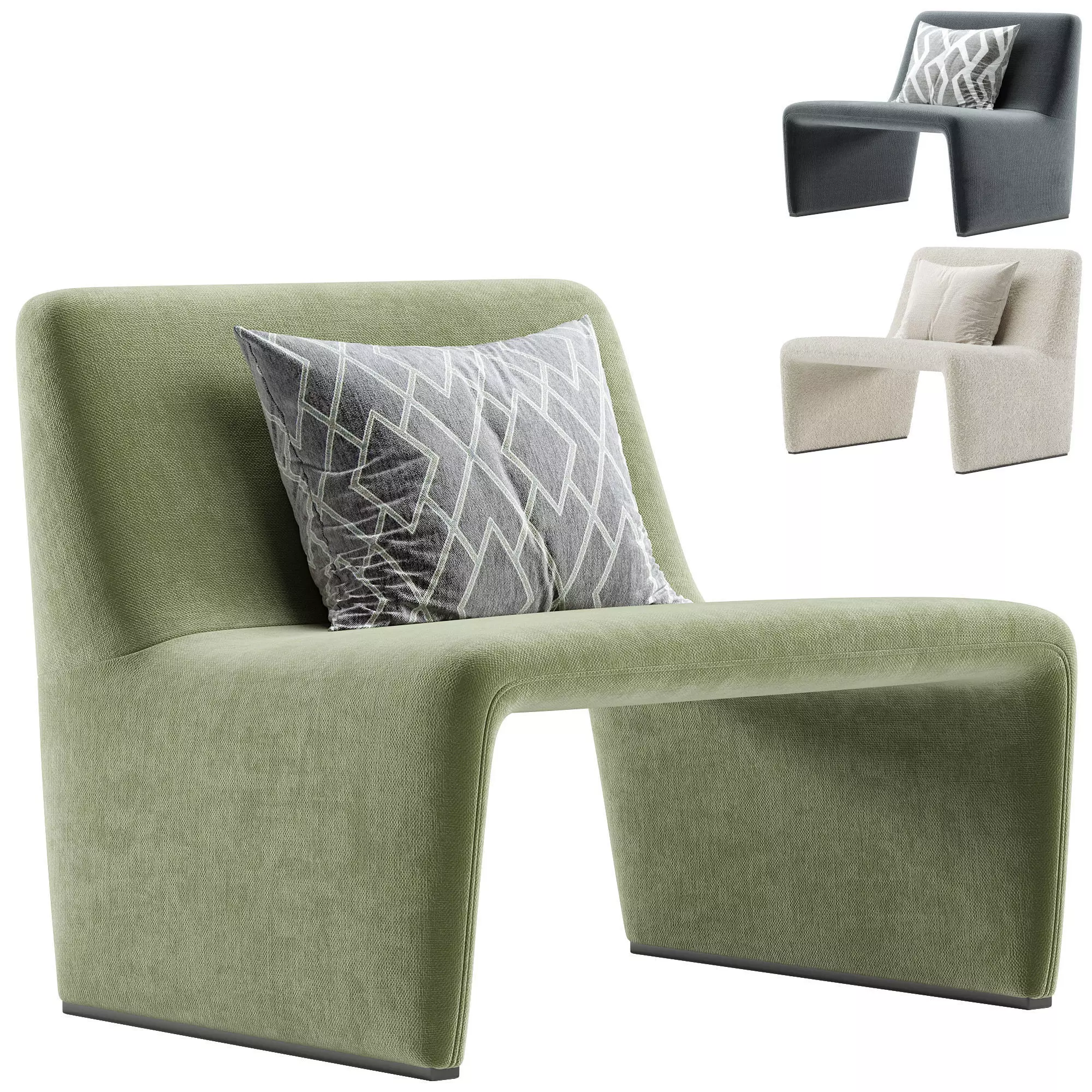 Patty Lounge Chair 3D model