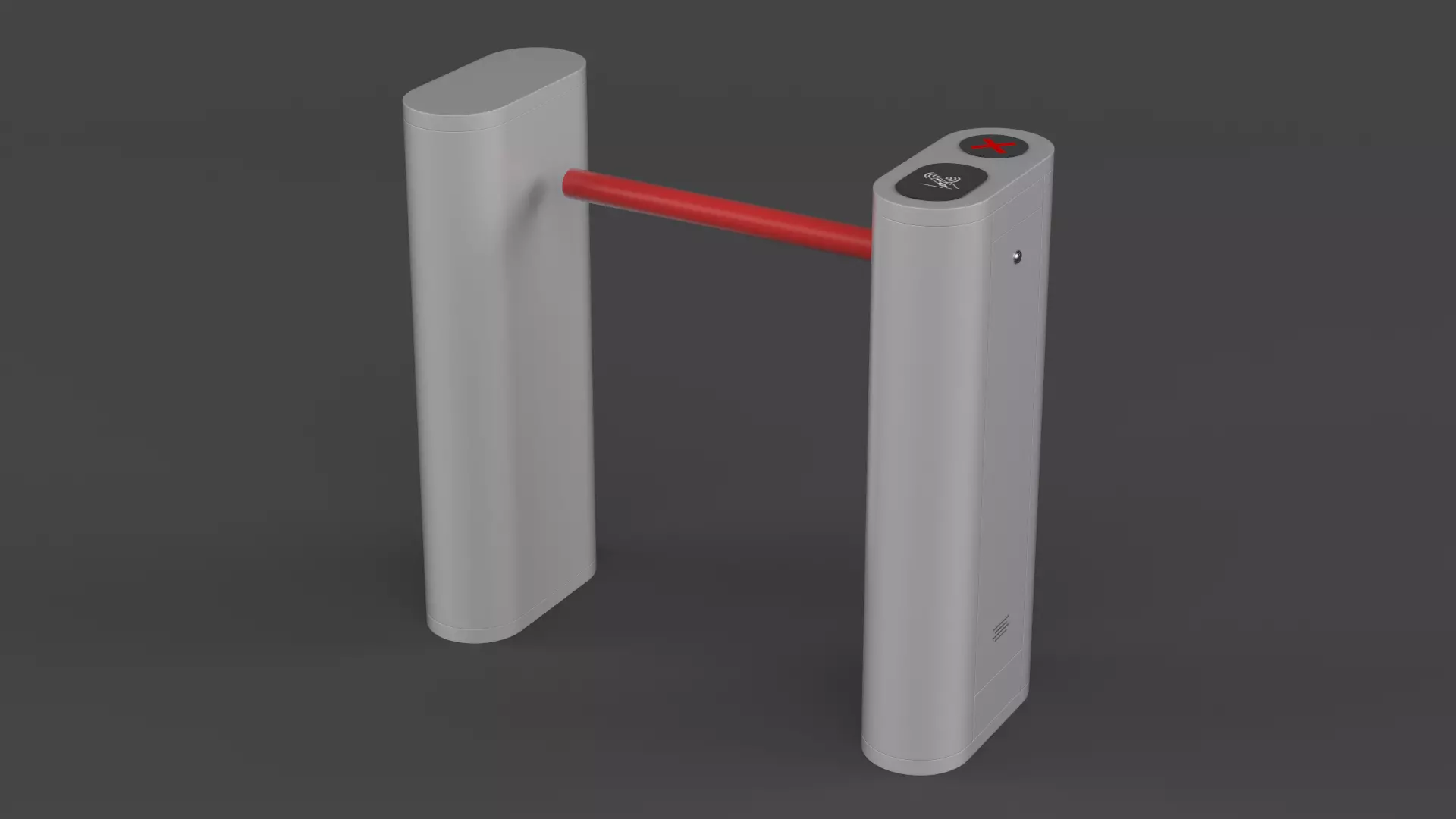 Turnstile Gate 3D model_0