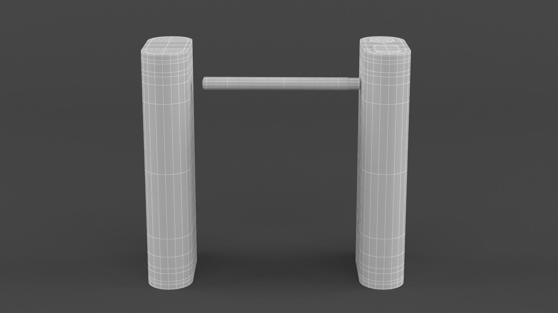 Turnstile Gate 3D model_7