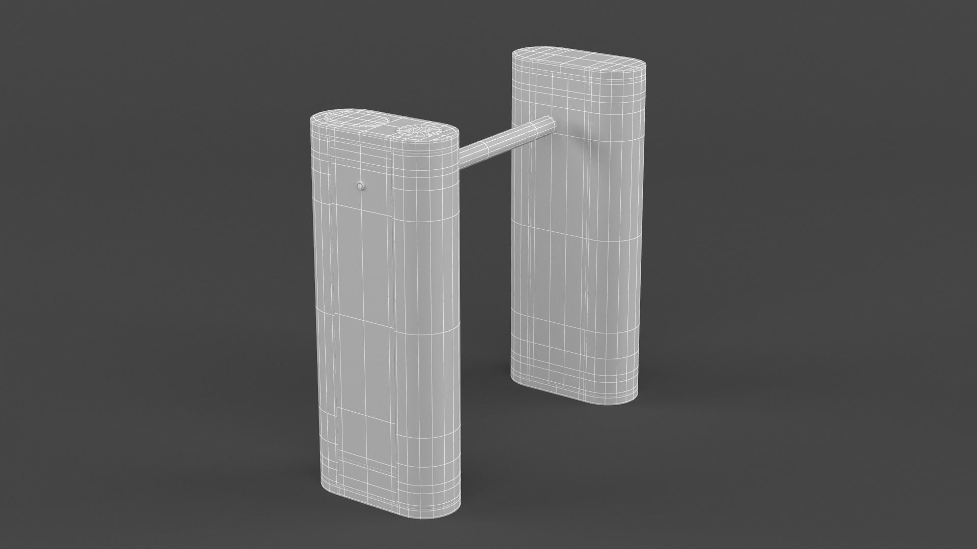 Turnstile Gate 3D model_11