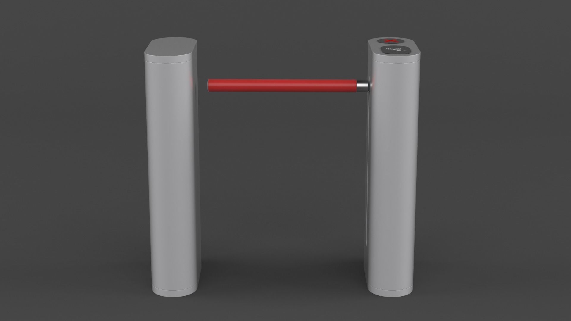 Turnstile Gate 3D model_1