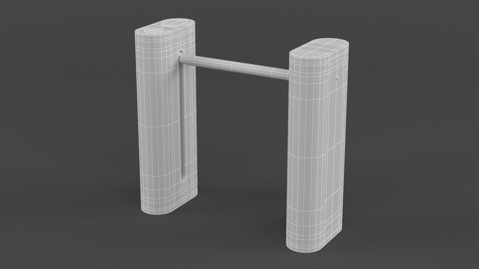 Turnstile Gate 3D model_10