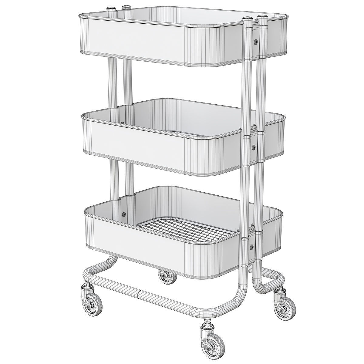 Raskog Utility Cart 3D model_2