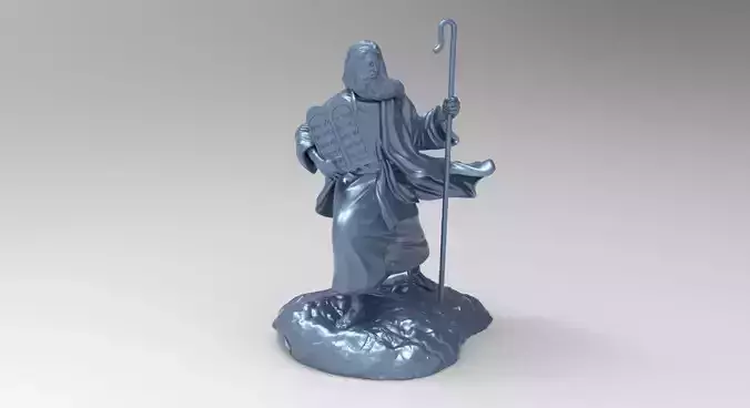 MOSES STATUE STL 3D print model
