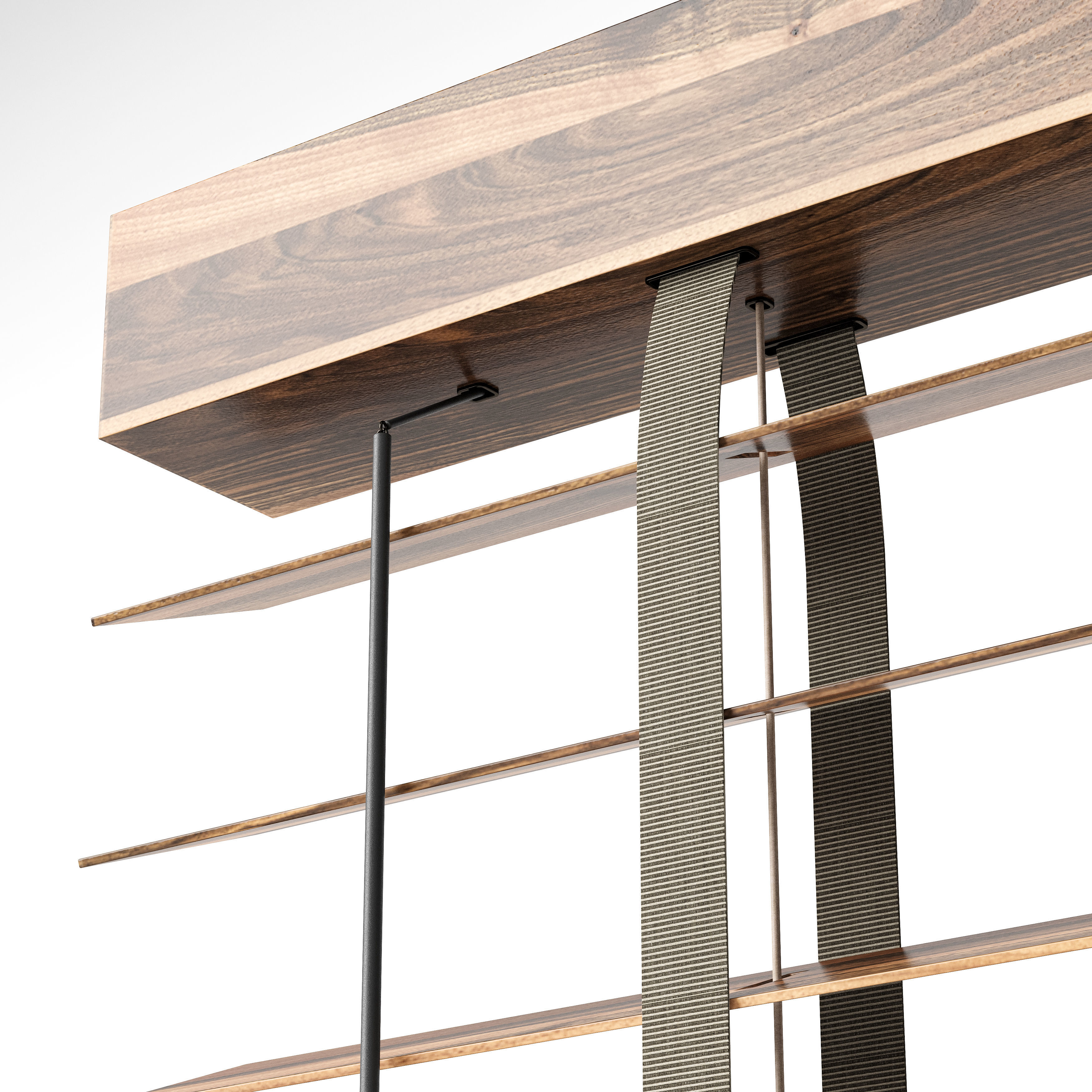 Wooden Blinds Set 12 3D model_3