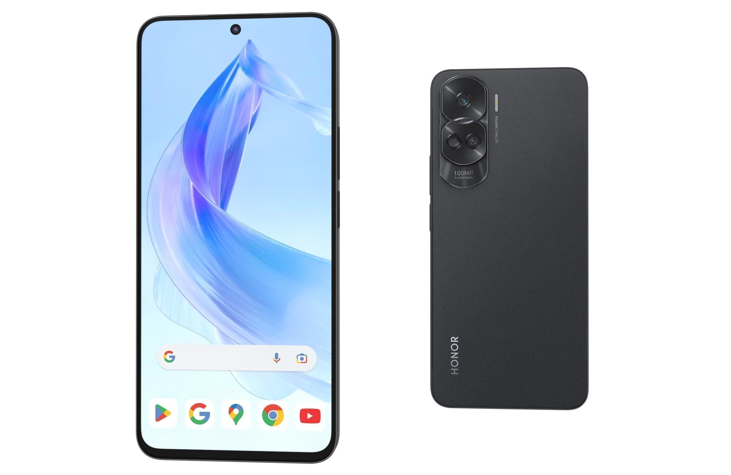 Honor 90 Lite Black 3D model_7