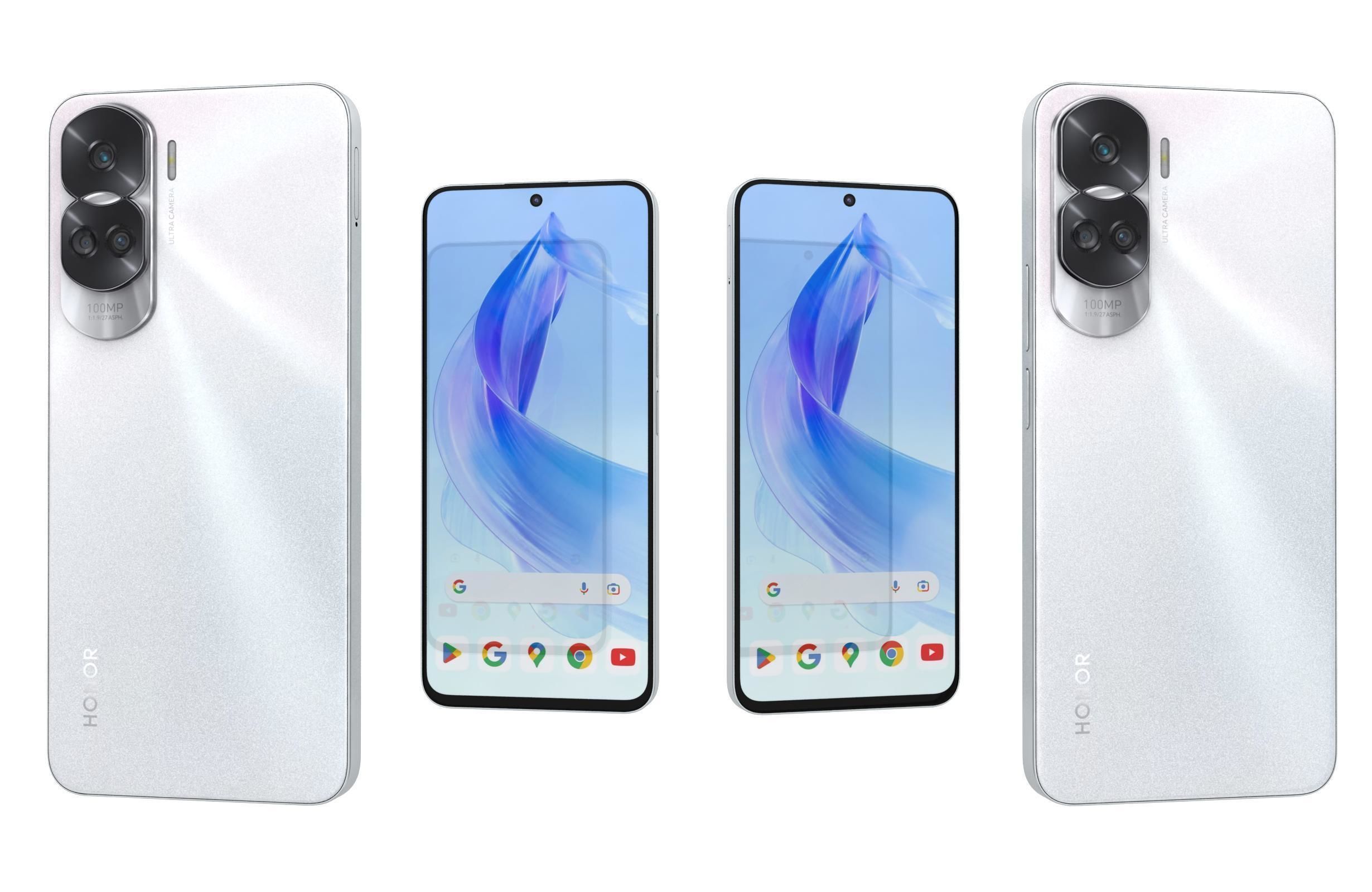 Honor 90 Lite White 3D model_3