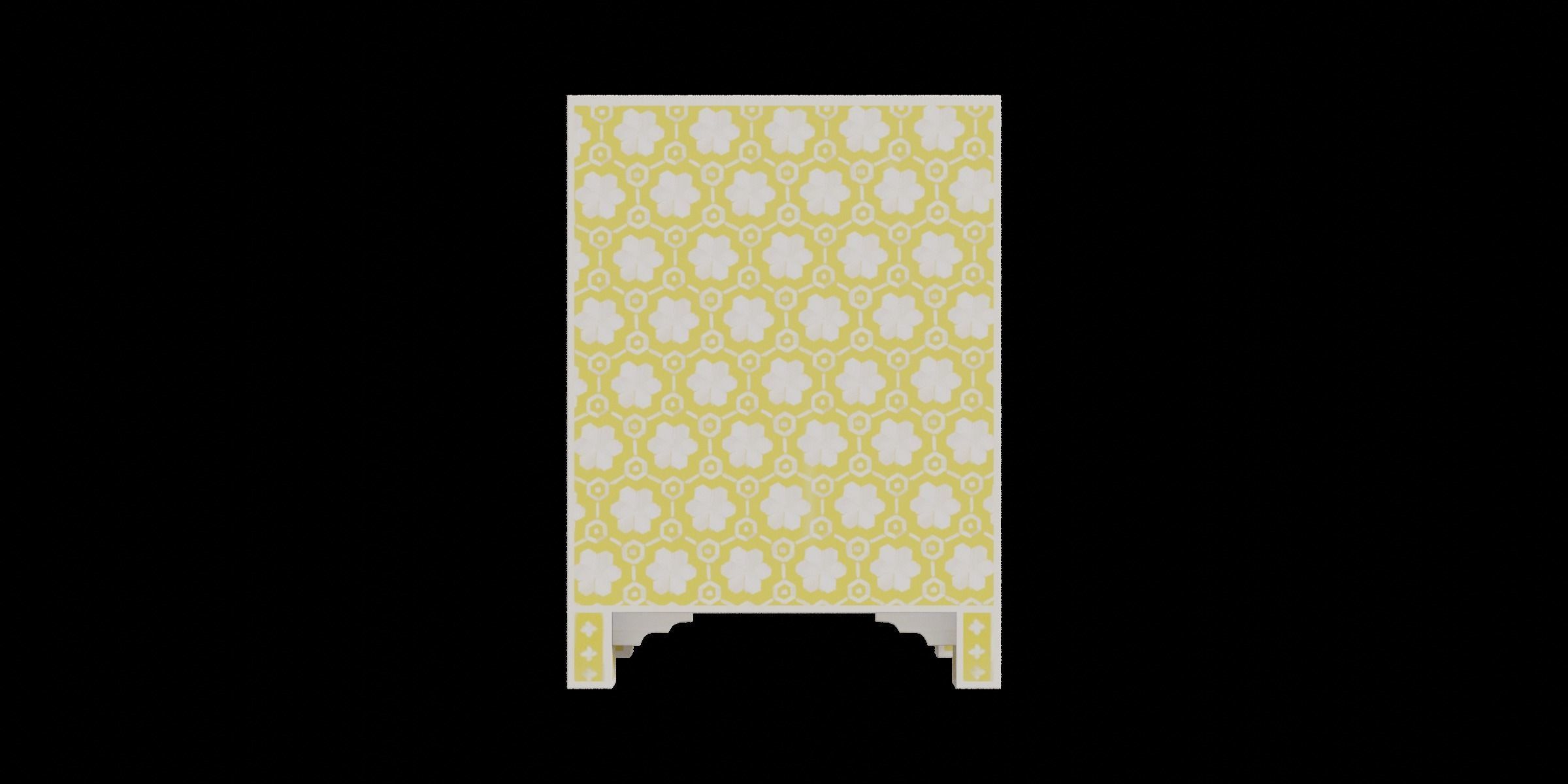 Camel Bed Side Table Low-poly 3D model_6