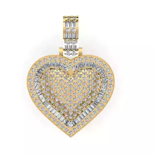 HIP-HOP HEART PENDANT