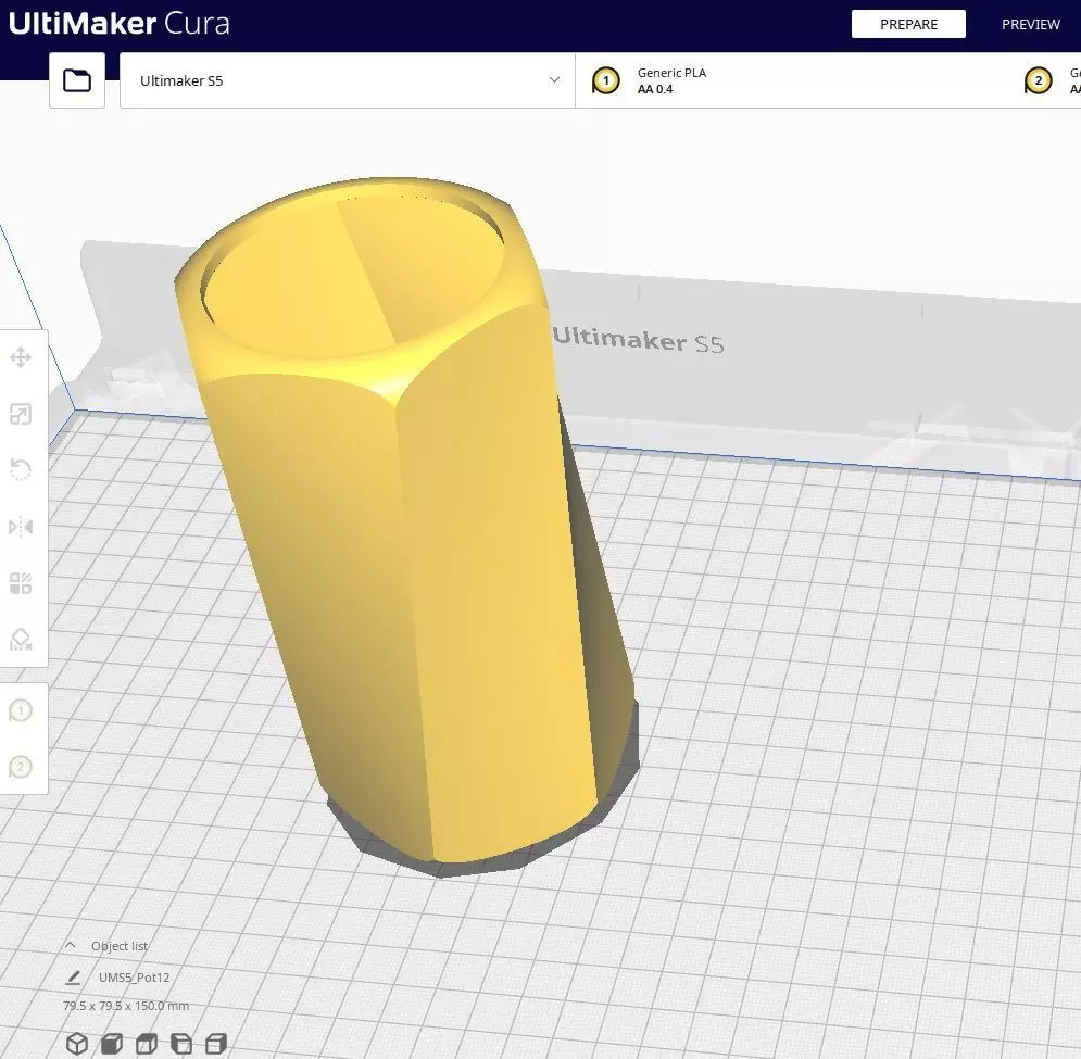 Garden Pot 12 3D print model_0