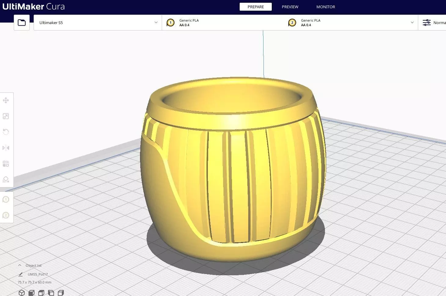 Garden Pot 17 3D print model
