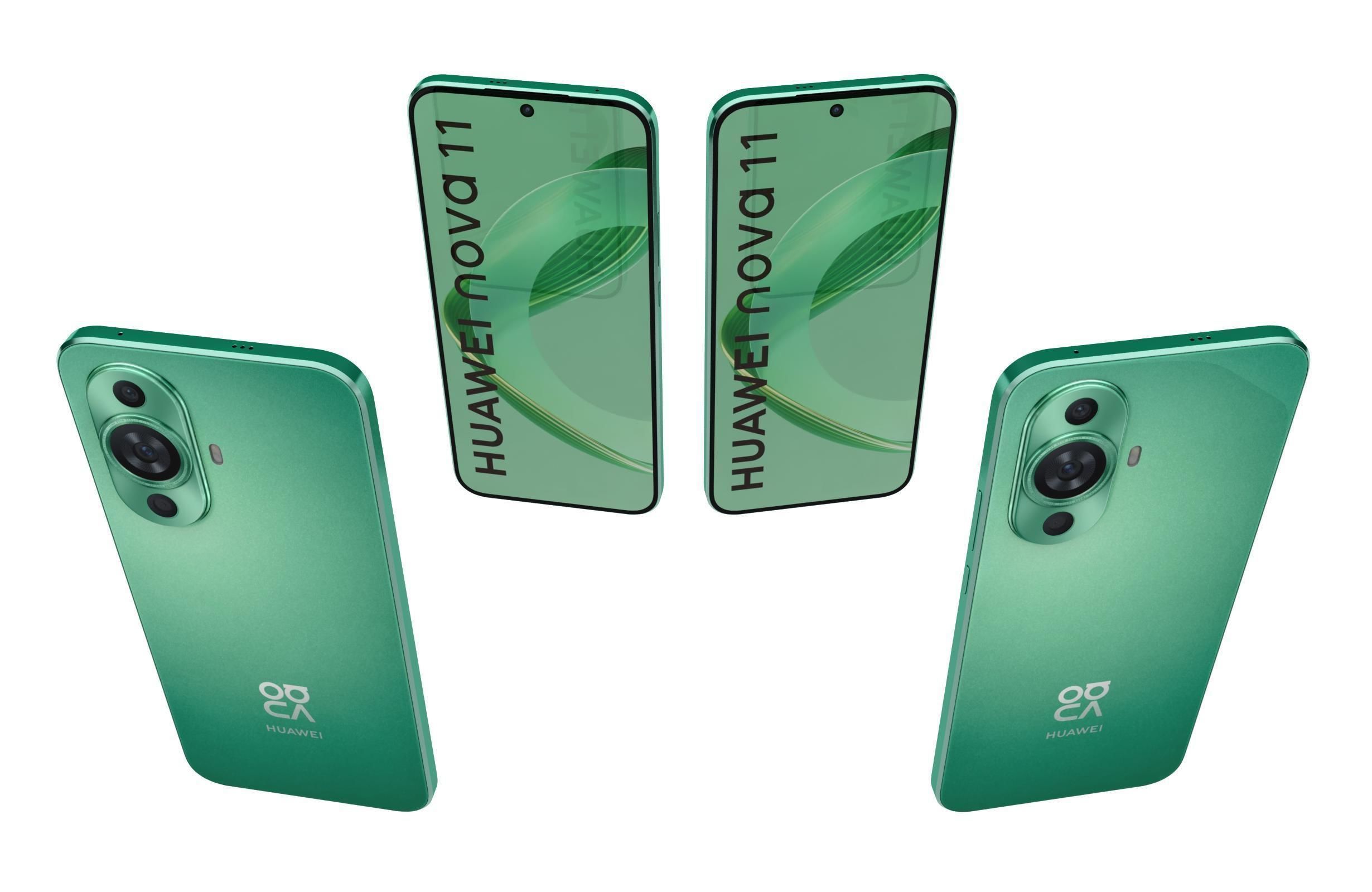 Huawei Nova 11 Green 3D model_4