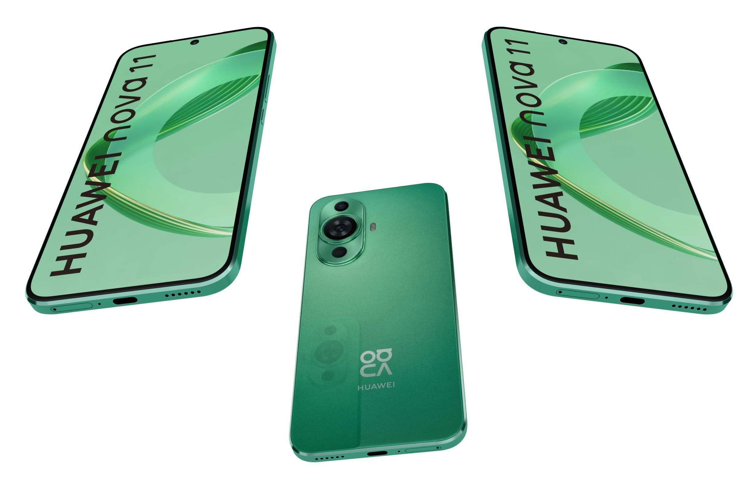 Huawei Nova 11 Green 3D model_2