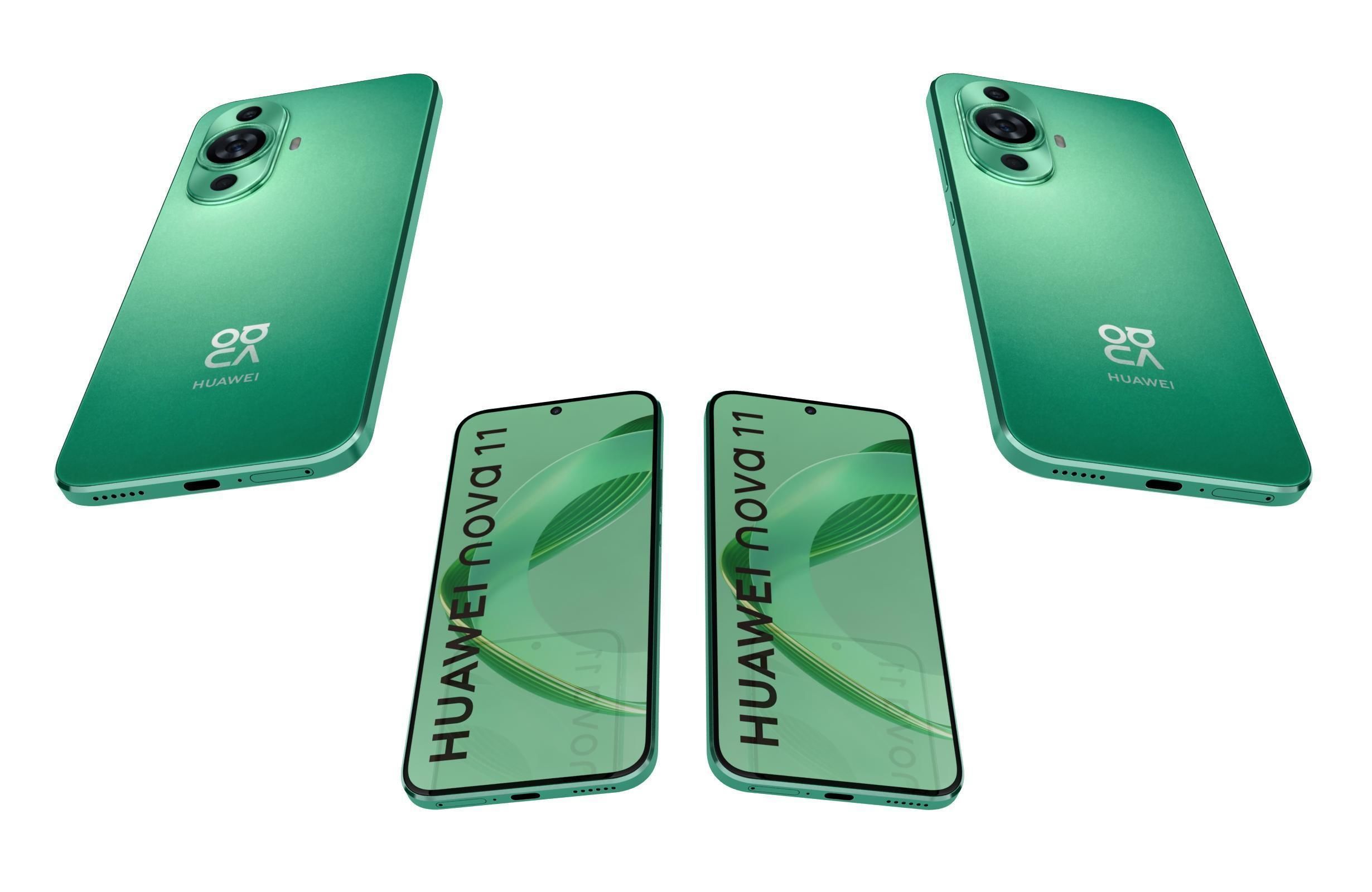Huawei Nova 11 Green 3D model_5