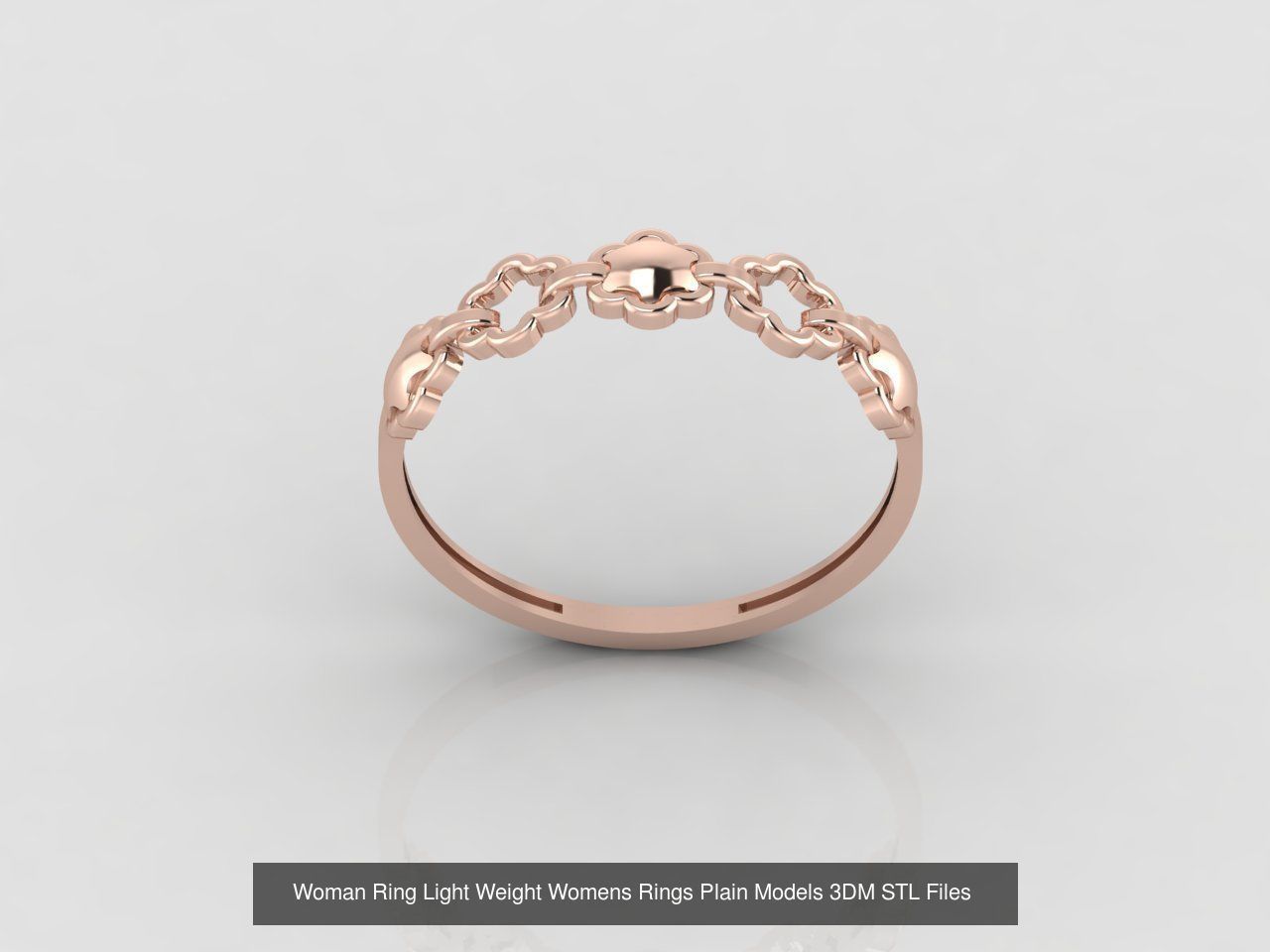 10 Models Woman Ring Womens Rings Plain Models 3DM STL Files 3D Model Collection_6