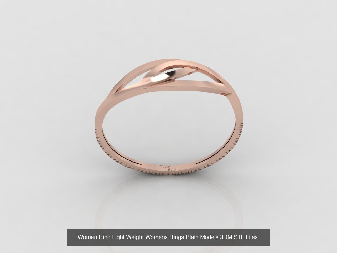 10 Models Woman Ring Womens Rings Plain Models 3DM STL Files 3D Model Collection_2