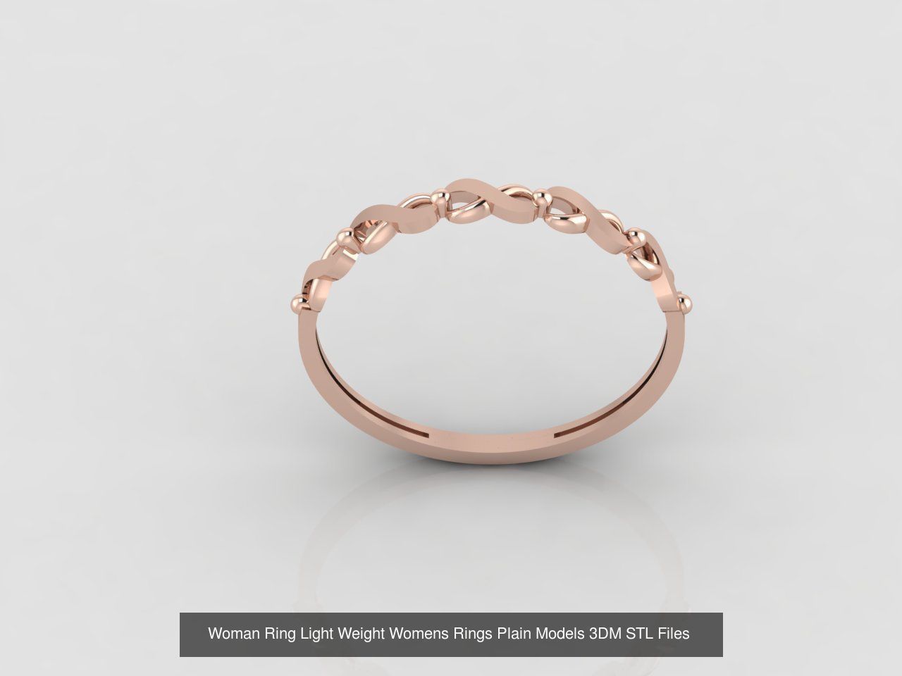 10 Models Woman Ring Womens Rings Plain Models 3DM STL Files 3D Model Collection_7