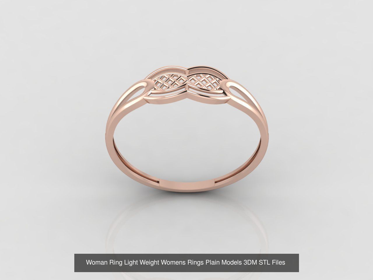 10 Models Woman Ring Womens Rings Plain Models 3DM STL Files 3D Model Collection_1