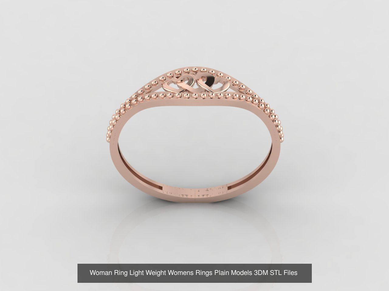 10 Models Woman Ring Womens Rings Plain Models 3DM STL Files 3D Model Collection_8