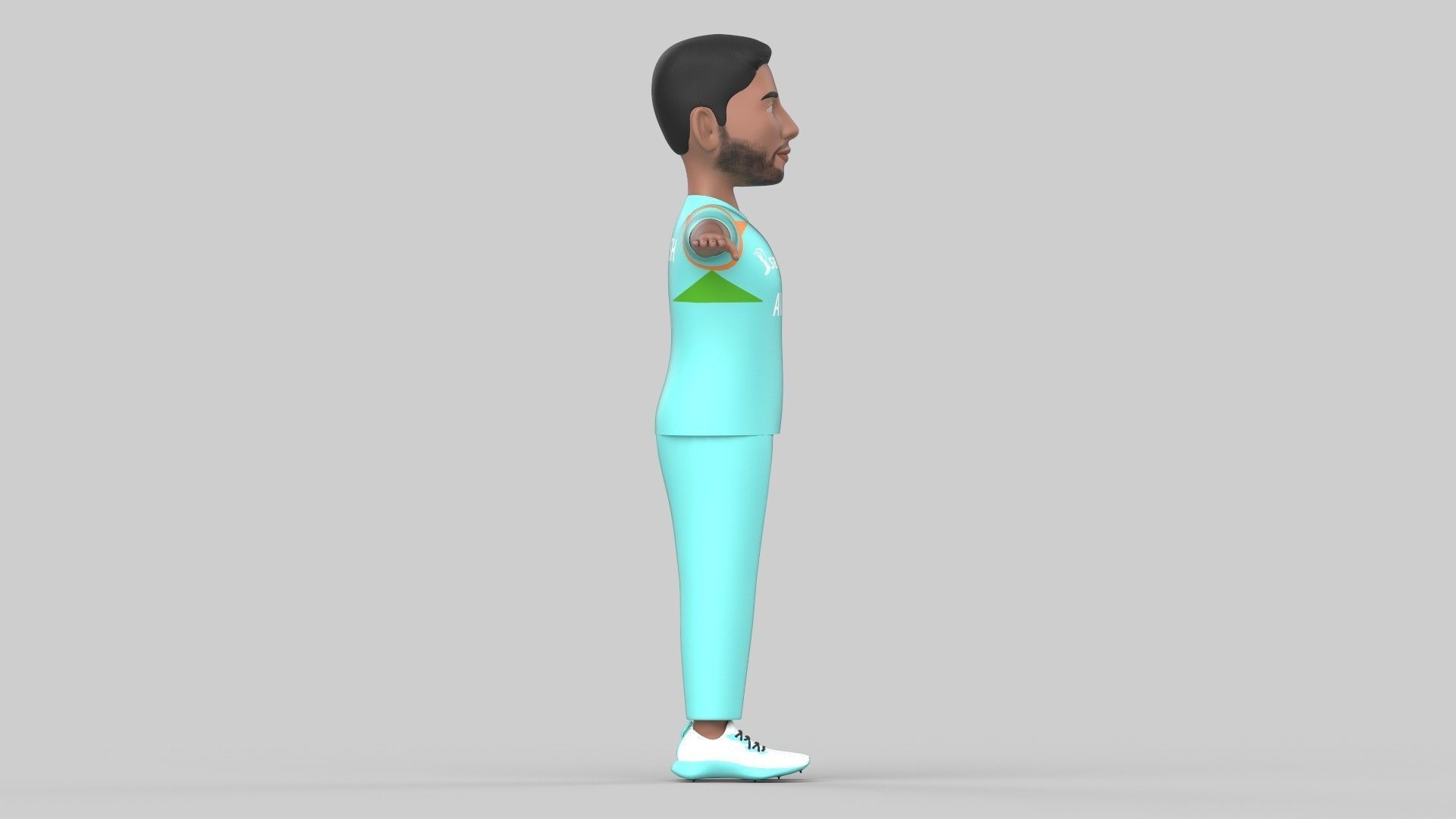 Avesh khan 3D model_2