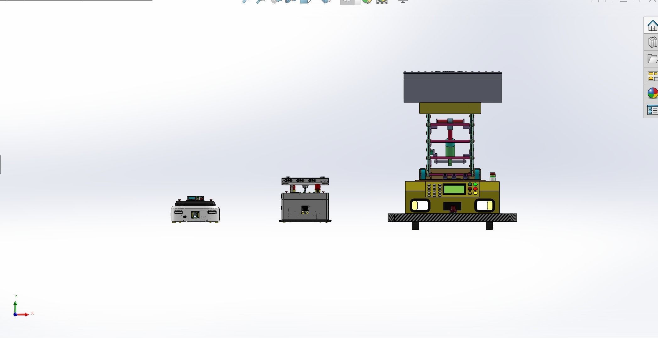 AGV vehicles Assemble 3D model_17