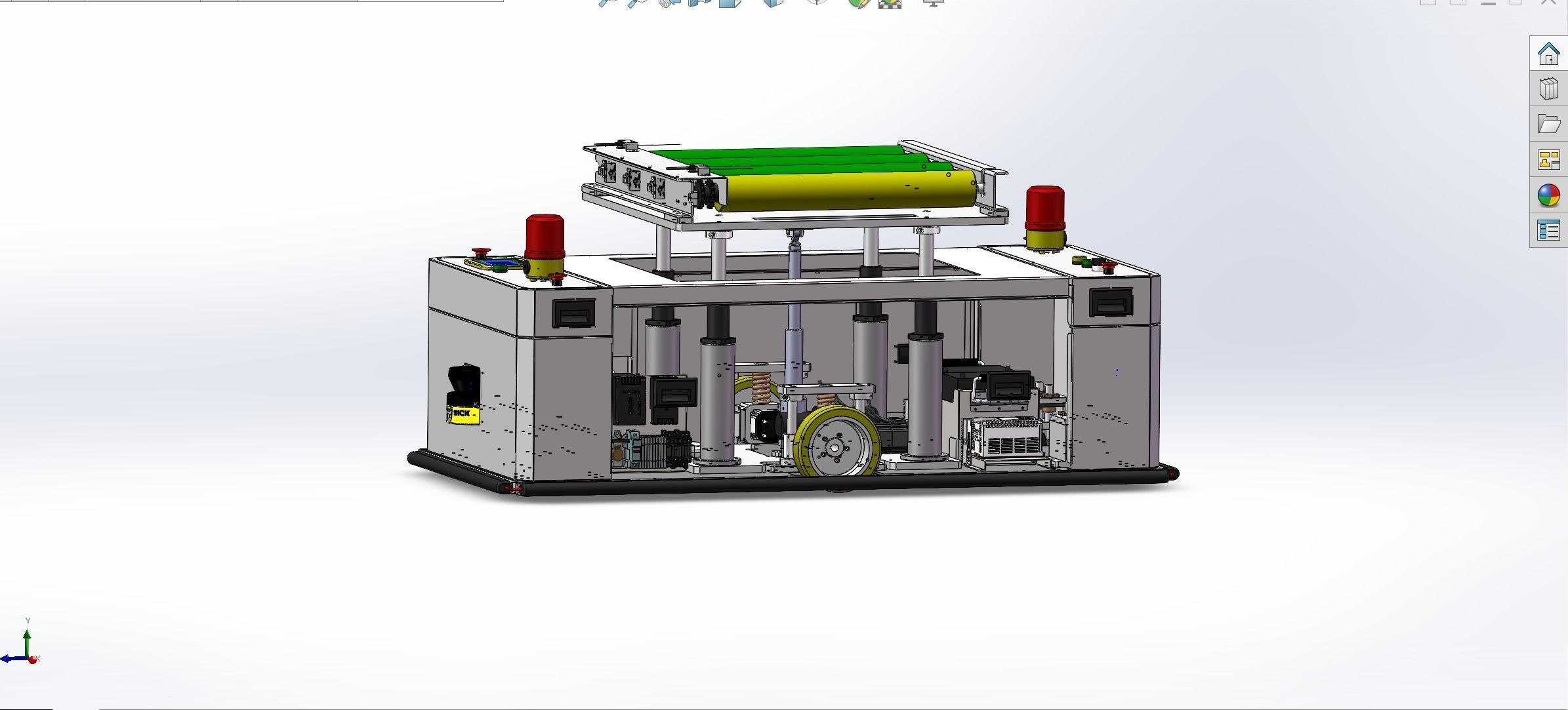 AGV vehicles Assemble 3D model_14