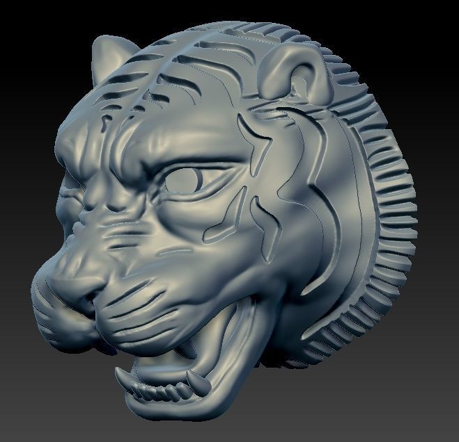 sabyasachi Tiger pendant 3D print model_2