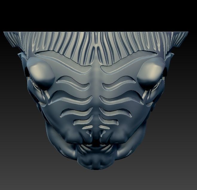 sabyasachi Tiger pendant 3D print model_4