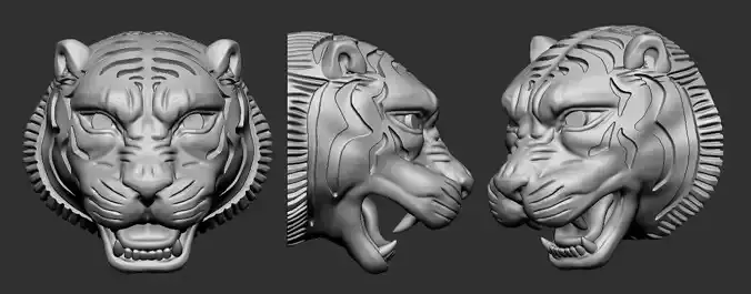 sabyasachi Tiger pendant 3D print model