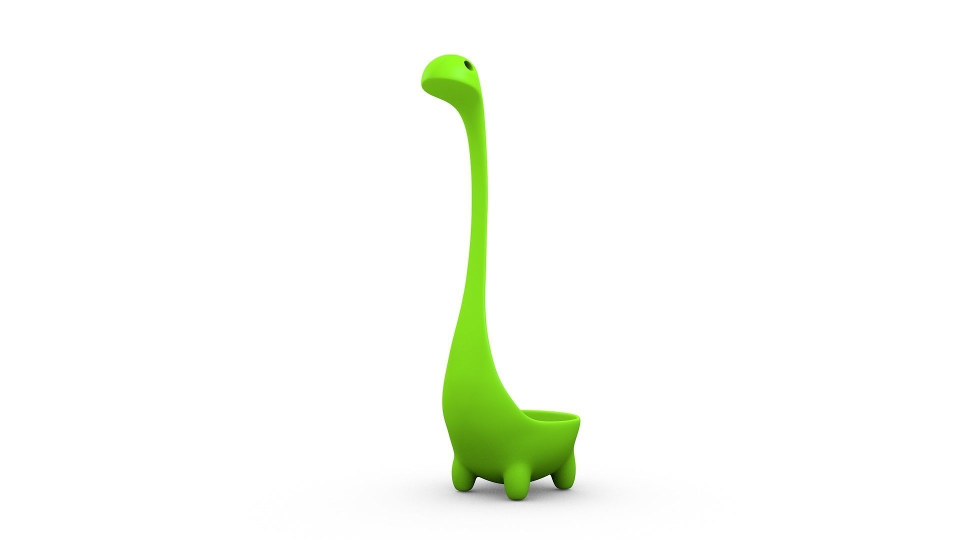 Dinosaur Spoon 3D print model_5