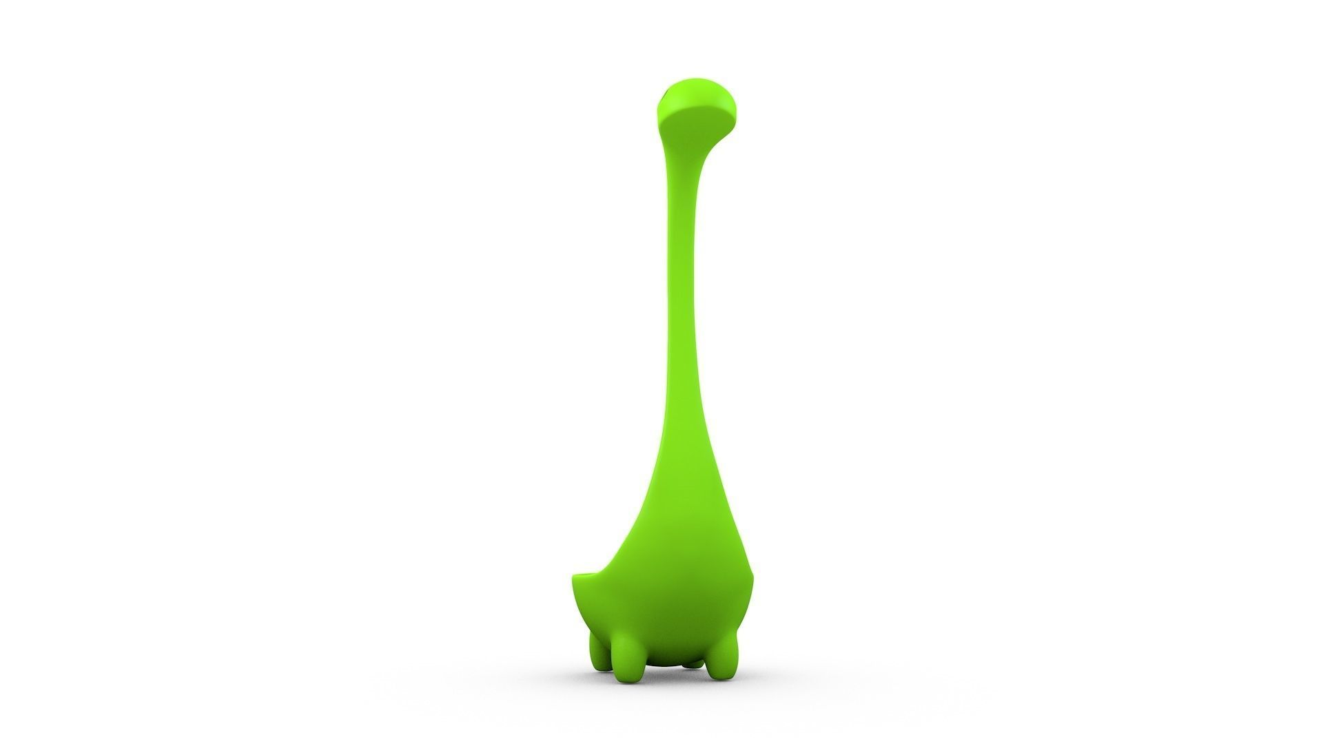 Dinosaur Spoon 3D print model_4