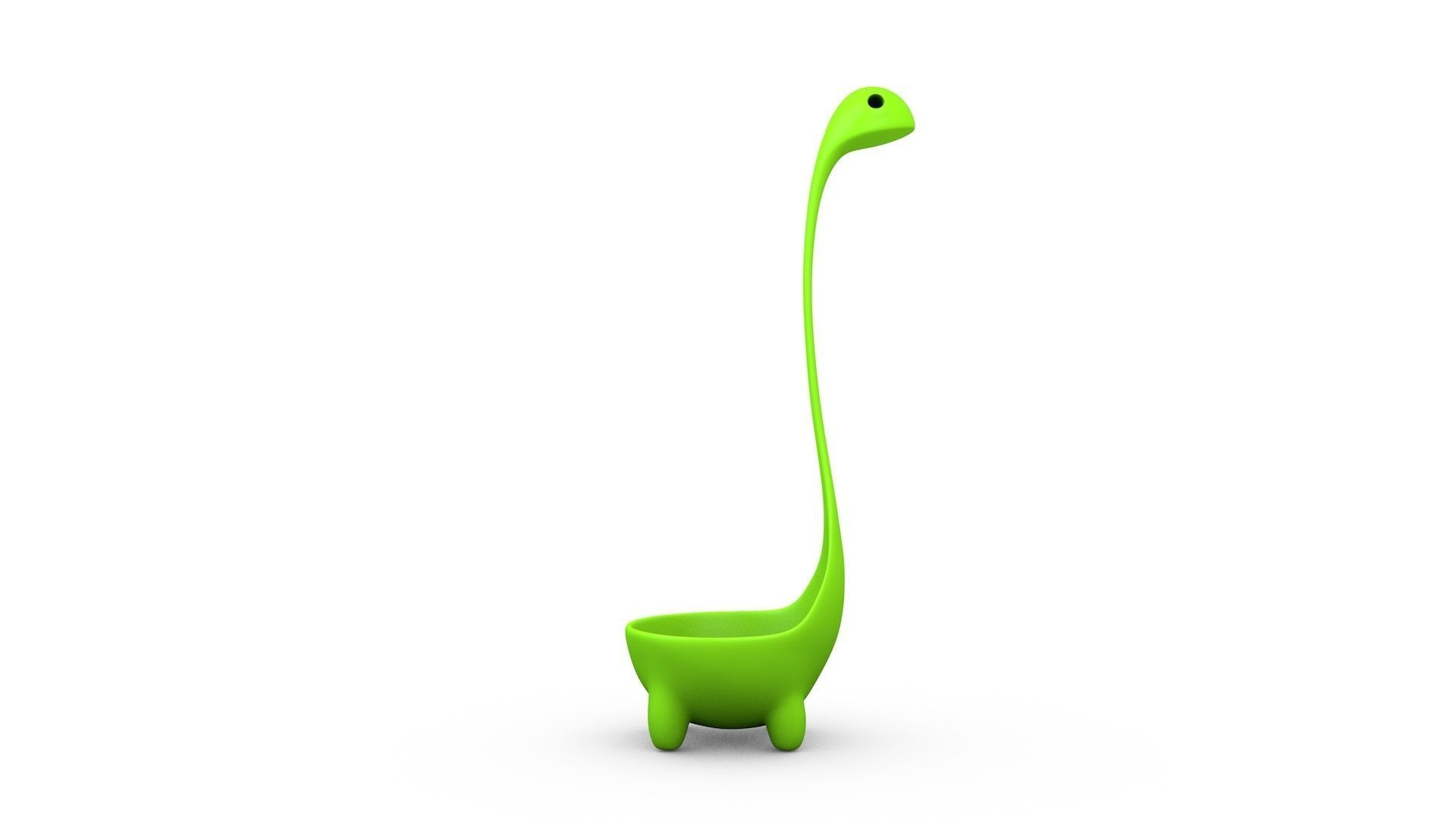 Dinosaur Spoon 3D print model_3