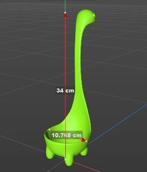 Dinosaur Spoon 3D print model_10
