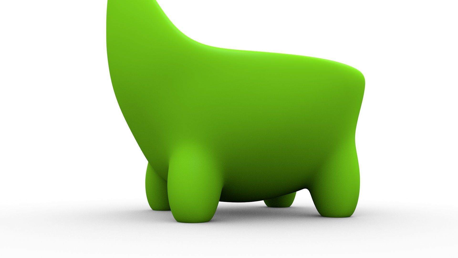 Dinosaur Spoon 3D print model_7