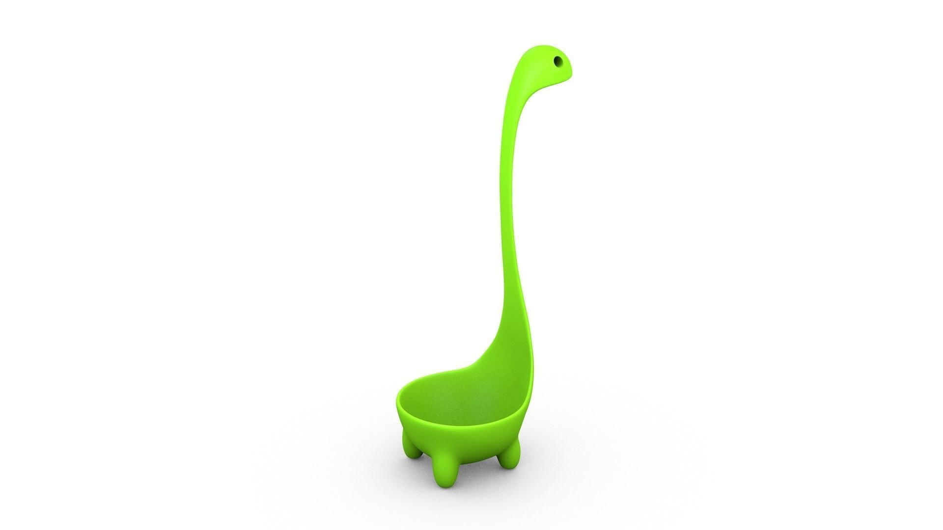 Dinosaur Spoon 3D print model_2