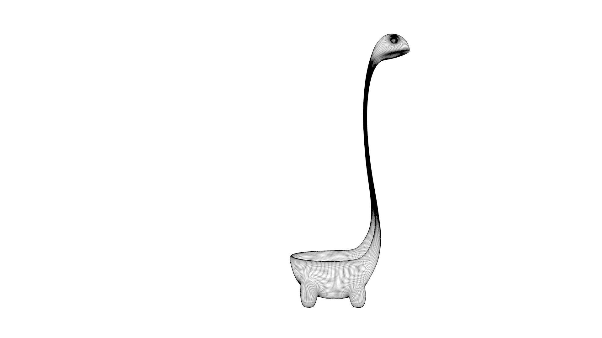 Dinosaur Spoon 3D print model_12