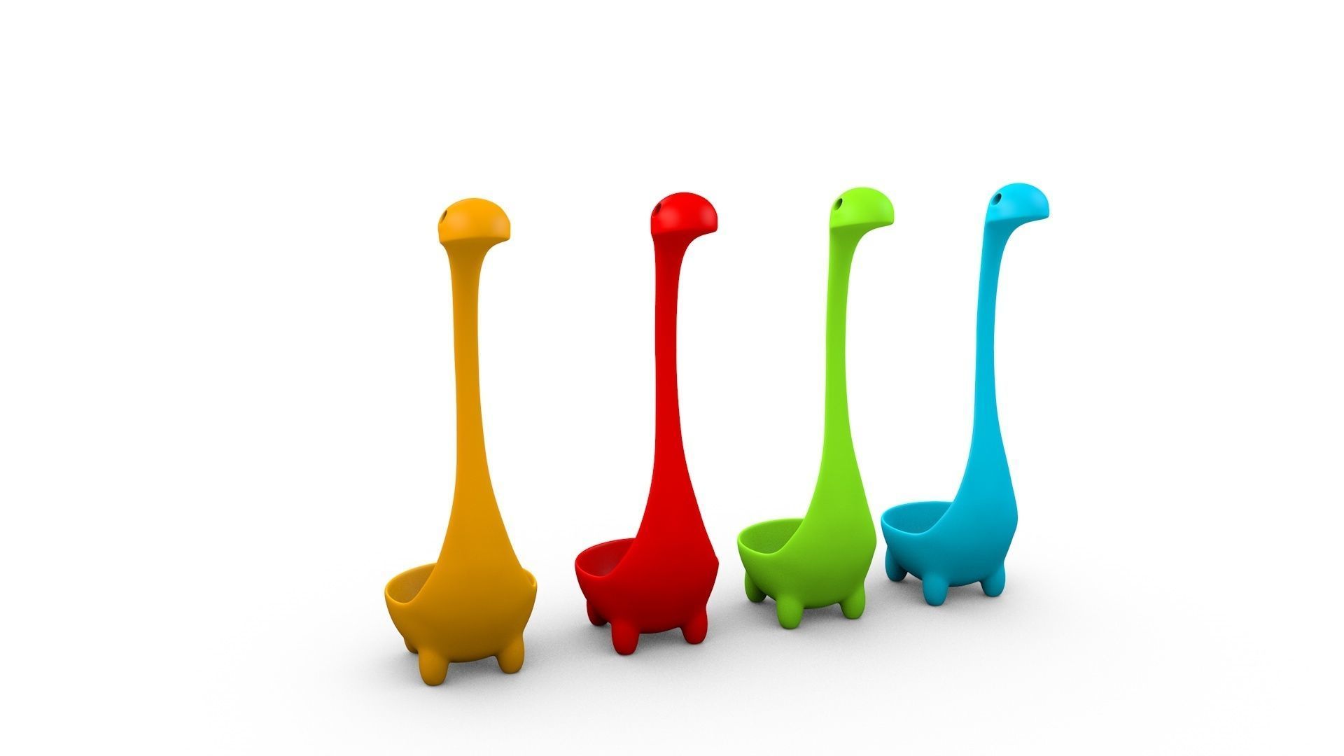 Dinosaur Spoon 3D print model_1