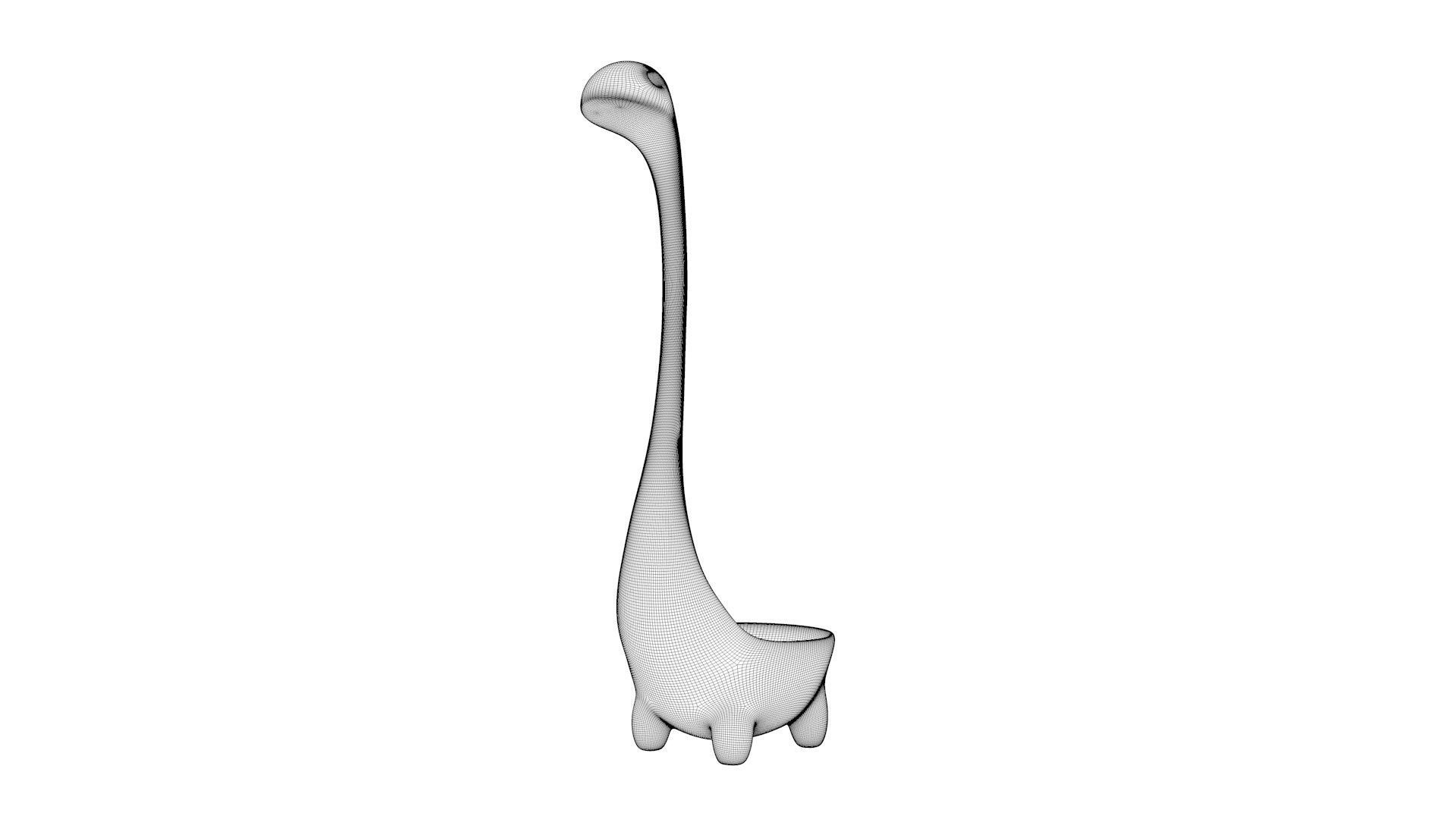 Dinosaur Spoon 3D print model_14