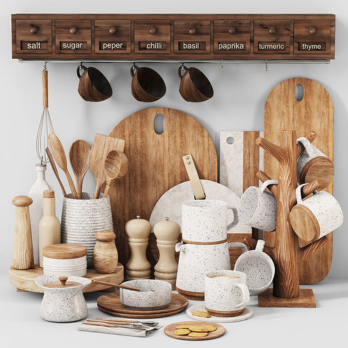 decorative set 3D model