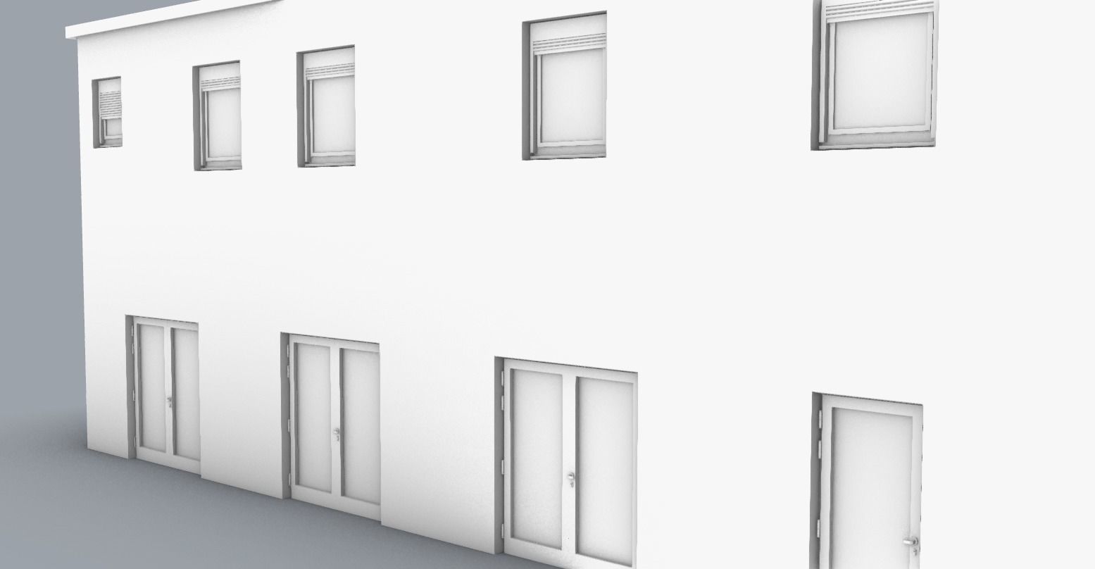 LNG Terminal Administrative Building Low-poly 3D model_4